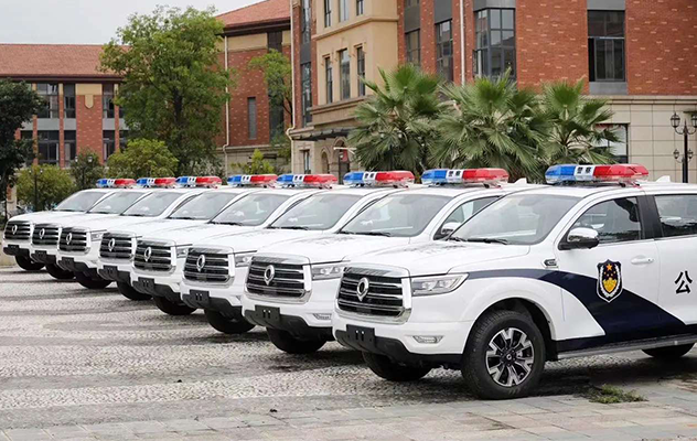 长城炮警车车贴